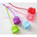 Graceful Rose Shape Tea Strainer with Silicone Made Tea Infuser